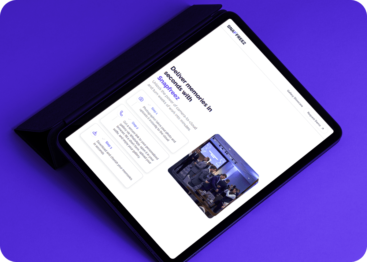 Snapfreez - AI Photo Sharing Platform screenshot 2