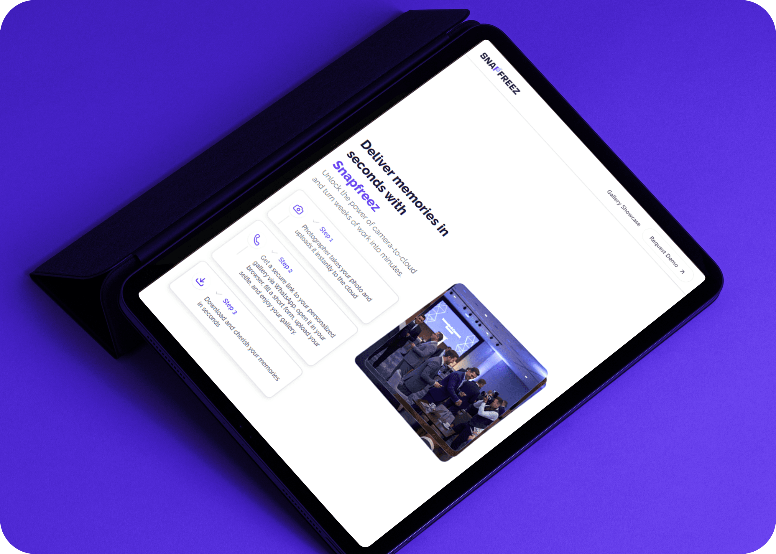 Snapfreez - AI Photo Sharing Platform